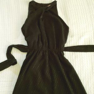 Sparkly black cocktail dress